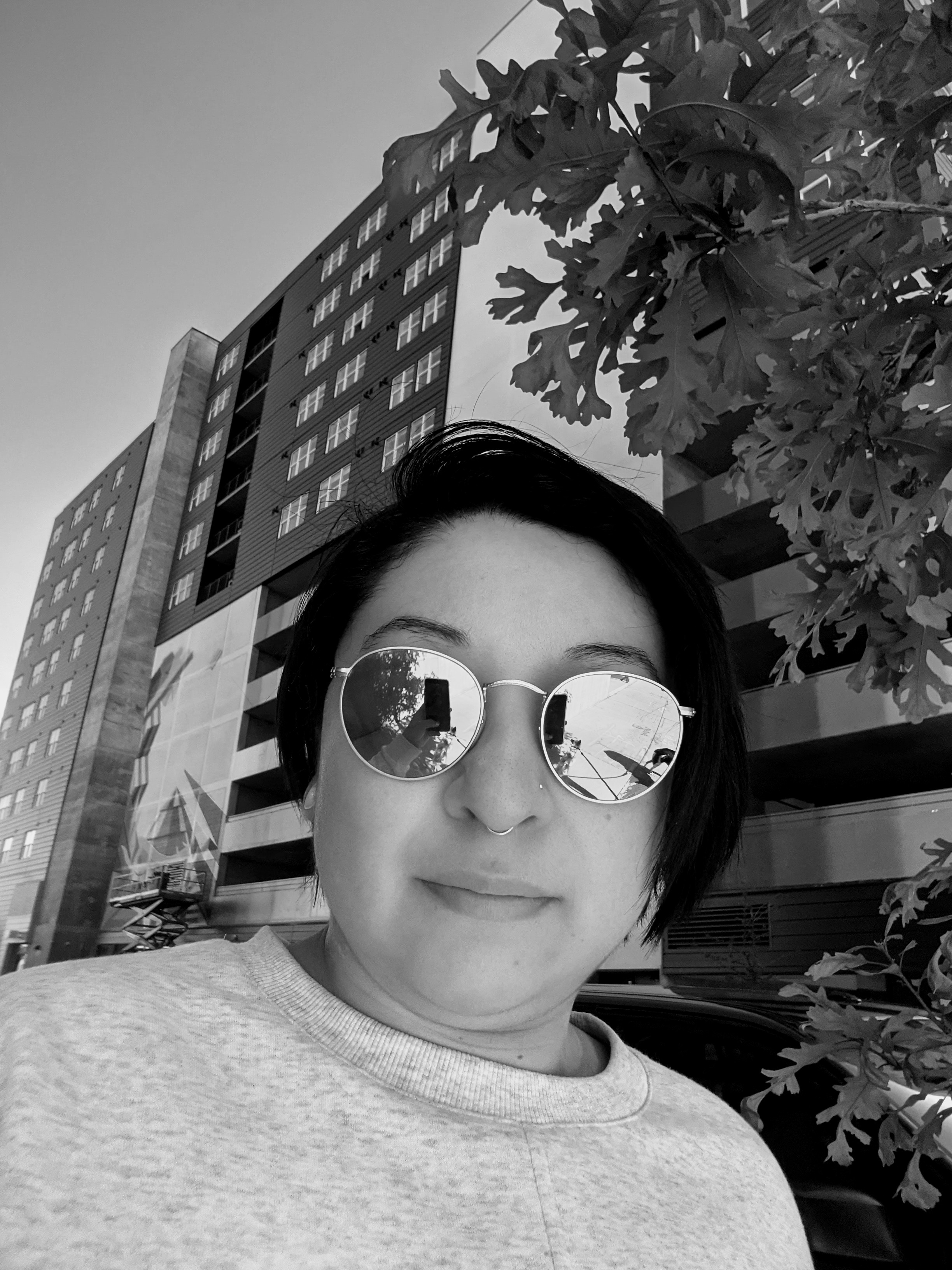 Evelyn enjoying outdoor activities